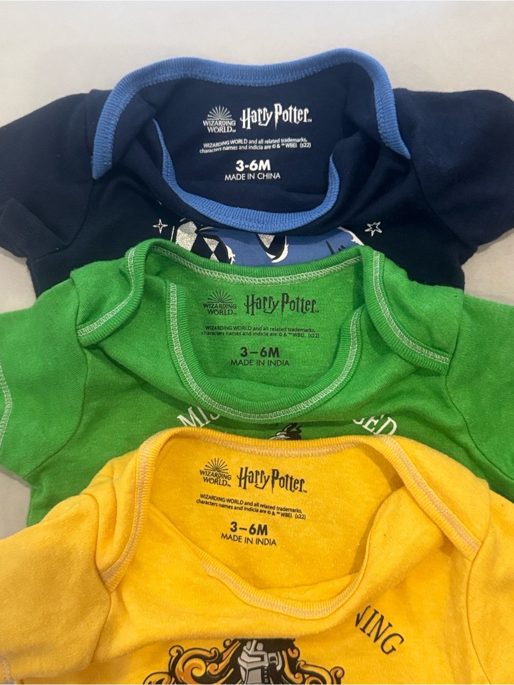 Harry Potter Kids' Onesie bundle Size 3-6M - Picture 7 of 8